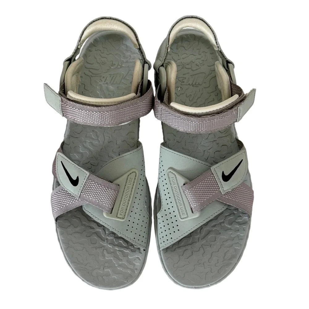 Nike ACG Air Deschutz Sandals Cream Black DC9093-200 Size Women's 8 Men's 6